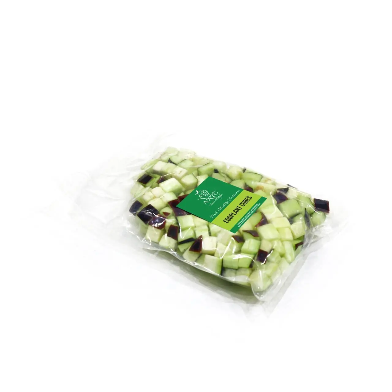 Eggplant Cubes Wash And Sanitized 500g